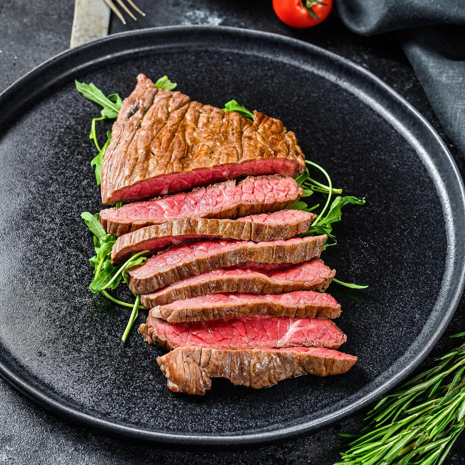 Today Gourmet- Grass Fed Flank Steaks 3-3.5lb each (6 Steaks)