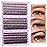 Full Volume Lash Clusters DIY Lash Extension 300pcs Clusters Lashes D Curly Eyelash Extension 8-16mm Individual Lashes Mink for Self Application at Home by Focipeysa (Mink Lash Clusters 8-16mm)