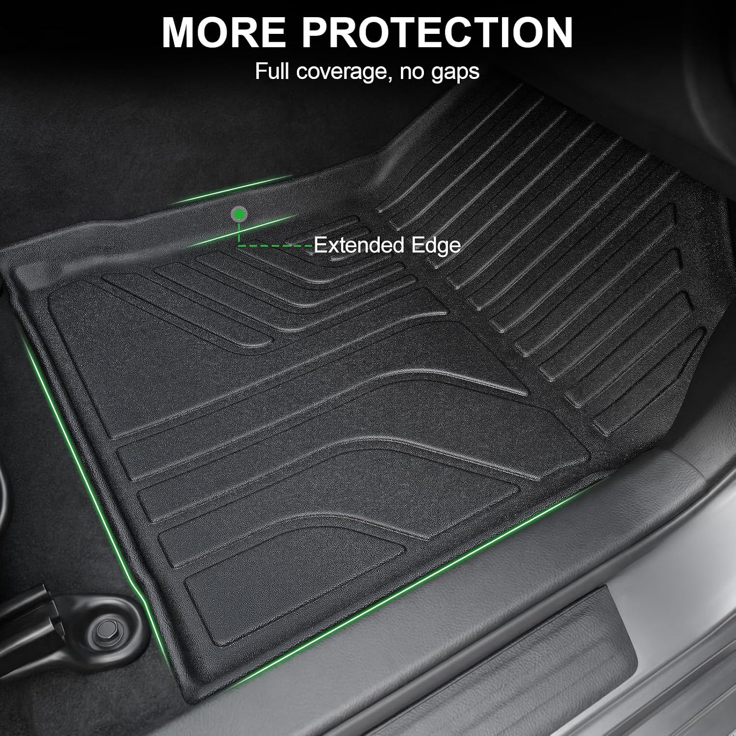 Floor Mats for 2012-2017 Toyota Camry, TPE All Weather Durable Floor Liners for Toyota Camry Accessories