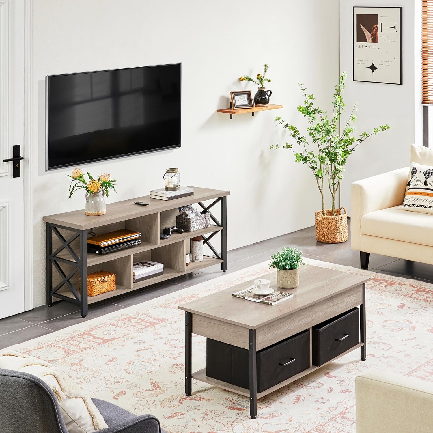 Elevate Your Living Space: A Review of the Yaheetech 4-Piece Table Set