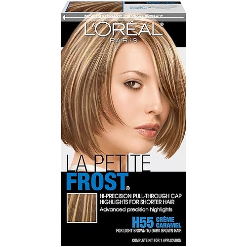 L'Oreal Paris Le Petite Frost Gorro de Mechas para Cabello Corto, H55 Crema Caramelo