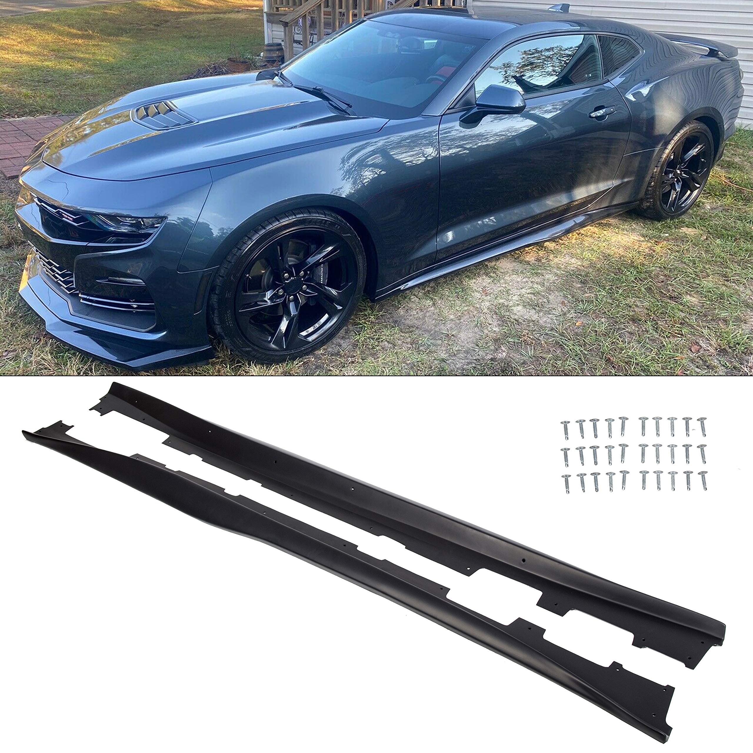 Buy HECASA Side Skirts Compatible with 2016Present Chevy Chevrolet