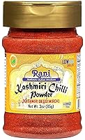Vista 11 de Rani Kashmiri - Chile en polvo (Deggi Mirch, bajo calor) Especia india molida 32oz (2lbs) 908g Envase de PET ~ Completamente natural Sin sal