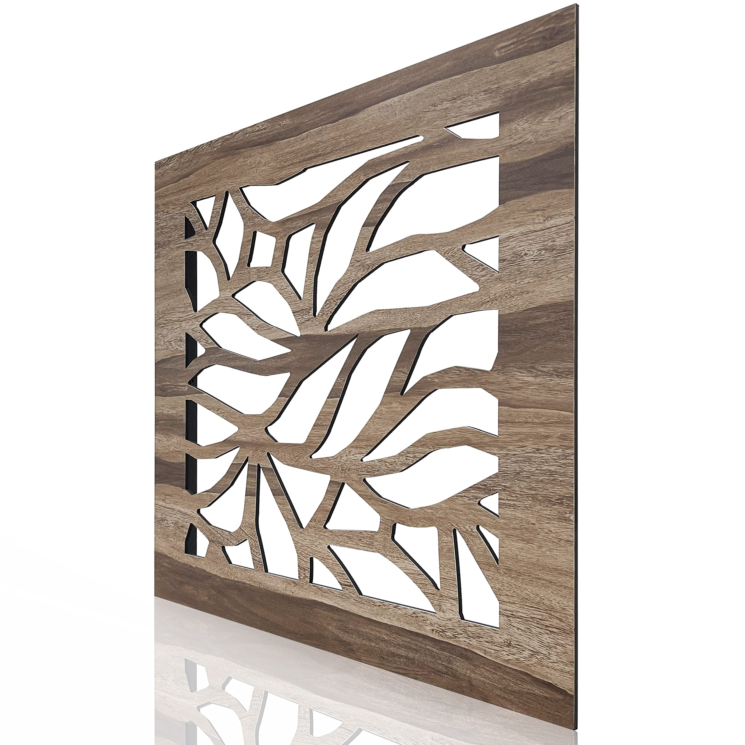 Cuadro Calada decorativo para pared, artesanal modelo FOLIIS (60x60cm)