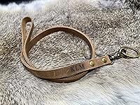 Vista 4 de Lanyards for ID Badges, Personalized Lanyards, Leather Lanyard