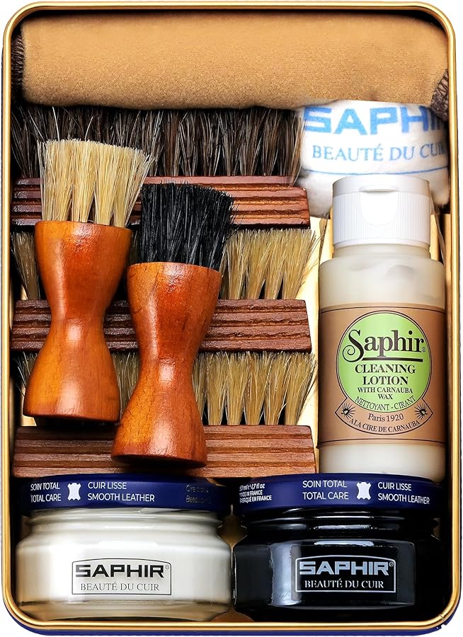 Amazon | [サフィール] 極上のツヤ 潤い 靴磨きセット シューケア