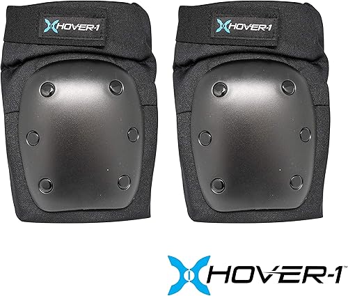 Miniatura 4 de Hover-1 Coderas protectoras de nailon  Rodilleras y muñequeras, para mayores de 8 años, carcasa de polipropileno duro resistente a impactos y