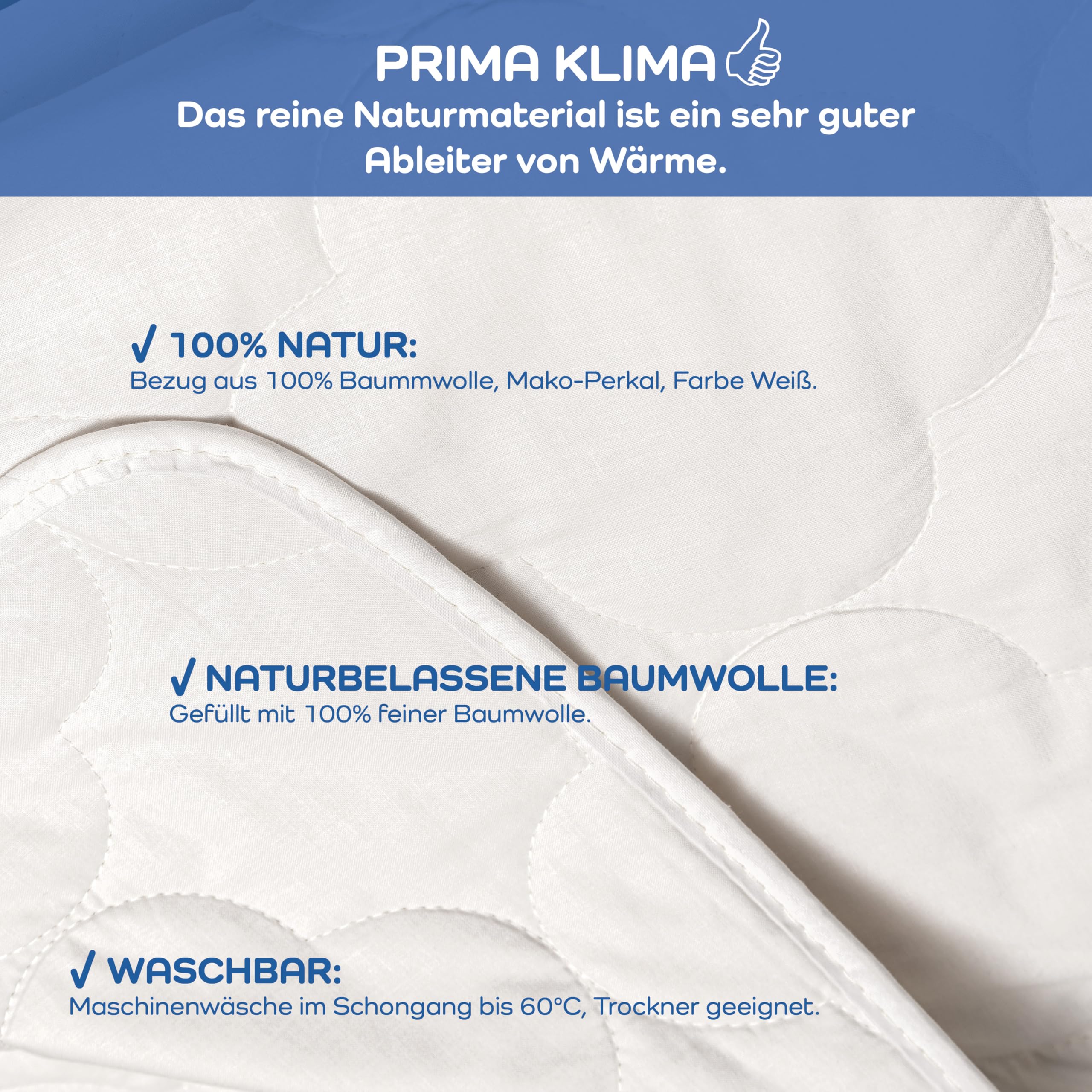 linea by böhmerwald - Nature - Baumwolldecke sommerleicht, 135x200, 100% Baumwolle, Allergiker geeignet, waschbar bis 60°C, in Deutschland produziert