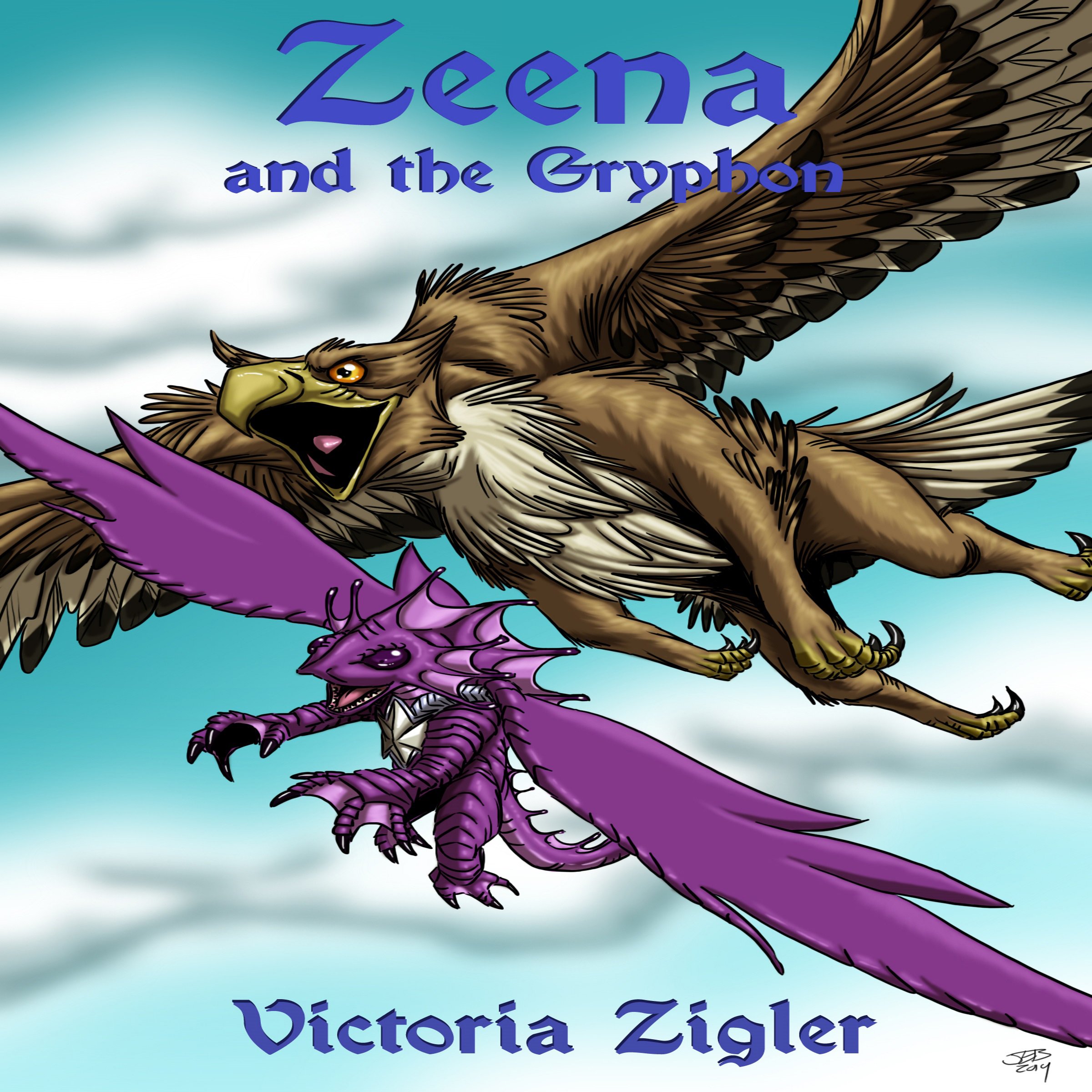 Cover art for Zeena and the Gryphon