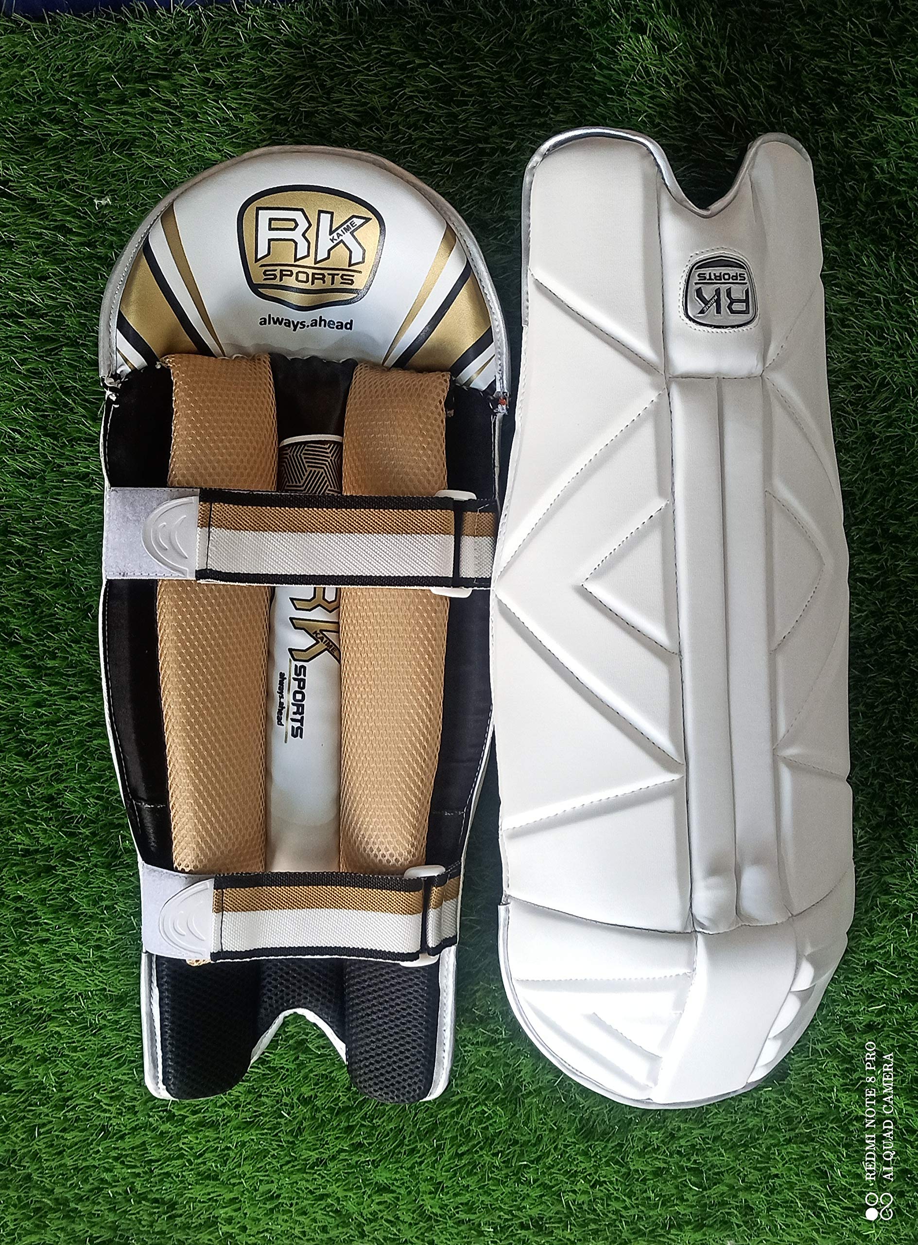 RK KAIME SPORTS Batting Leg Guard/Wicket Keeper pad for Men and Youth 4