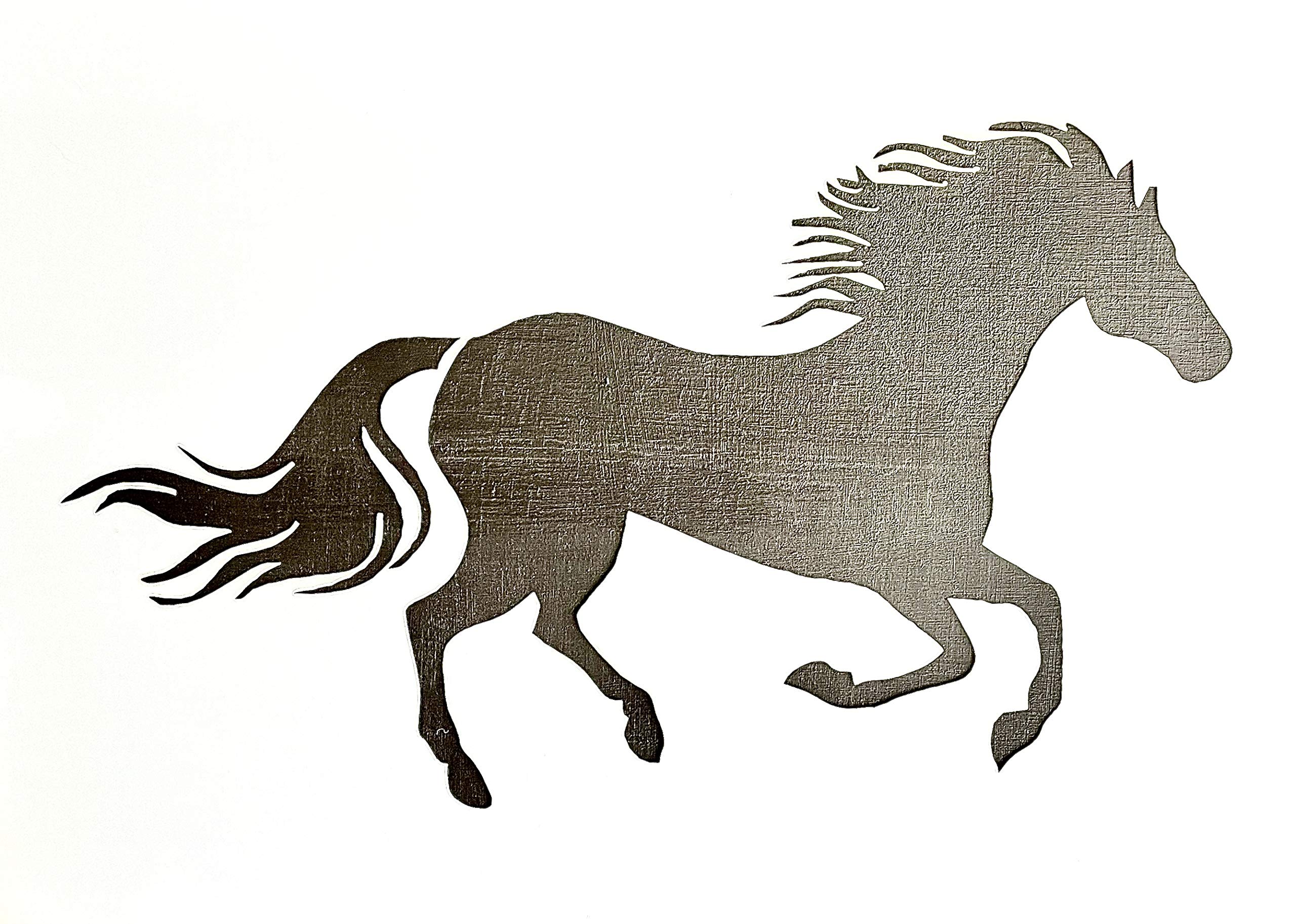 Galloping Cantering Horse Pony Stalion re-usable Stencil Template A4, image size 151mm x 253mm