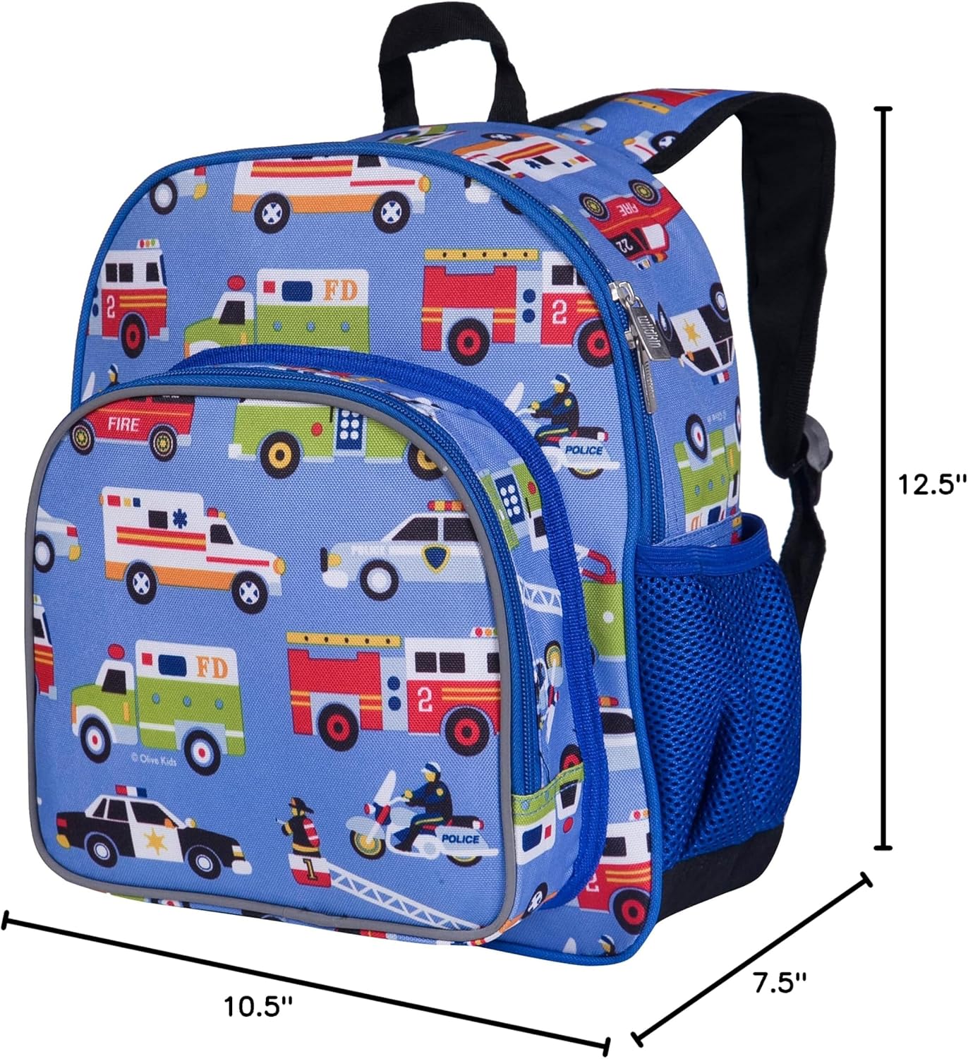 Wildkin 12-inch Kids Backpack – Padded, Adjustable, Ideal for Daycare & Travel - Heroes - Image 9
