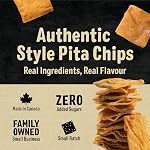 Cedar Valley Pita Chips Variety Pack | 180g (Pack of 6) | Seed Oil Free, Cooked in 100% Coconut Oil | Crisp, Golden & Flaky | No Preservatives, Non-GMO Ingredients | Healthy Snacks Made in Canada