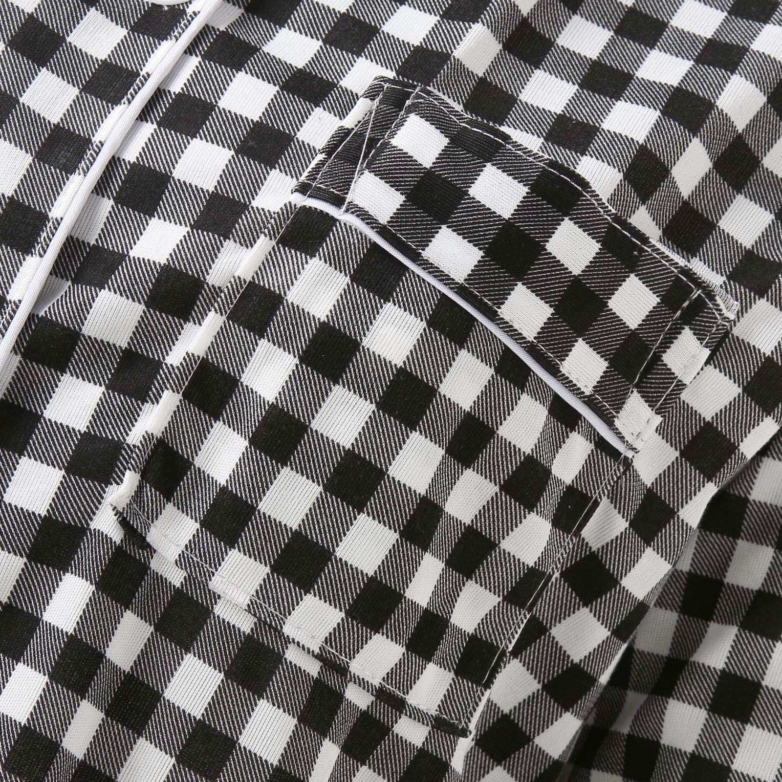 Set Pigiama Donna Cotone Leggero Invernali 2 Pezzi Pantaloni Camicia Maniche Lunghe con Collo Rivoltato e Bottoni Pigiami Respirabile Confort Sciolti con Tasche per Casa Lavoro Primaverile Autunno