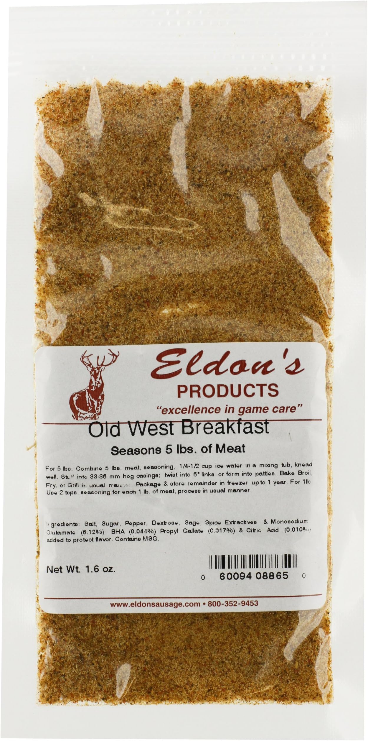 Eldon's Sausage and Jerky Supply Old West Sausage