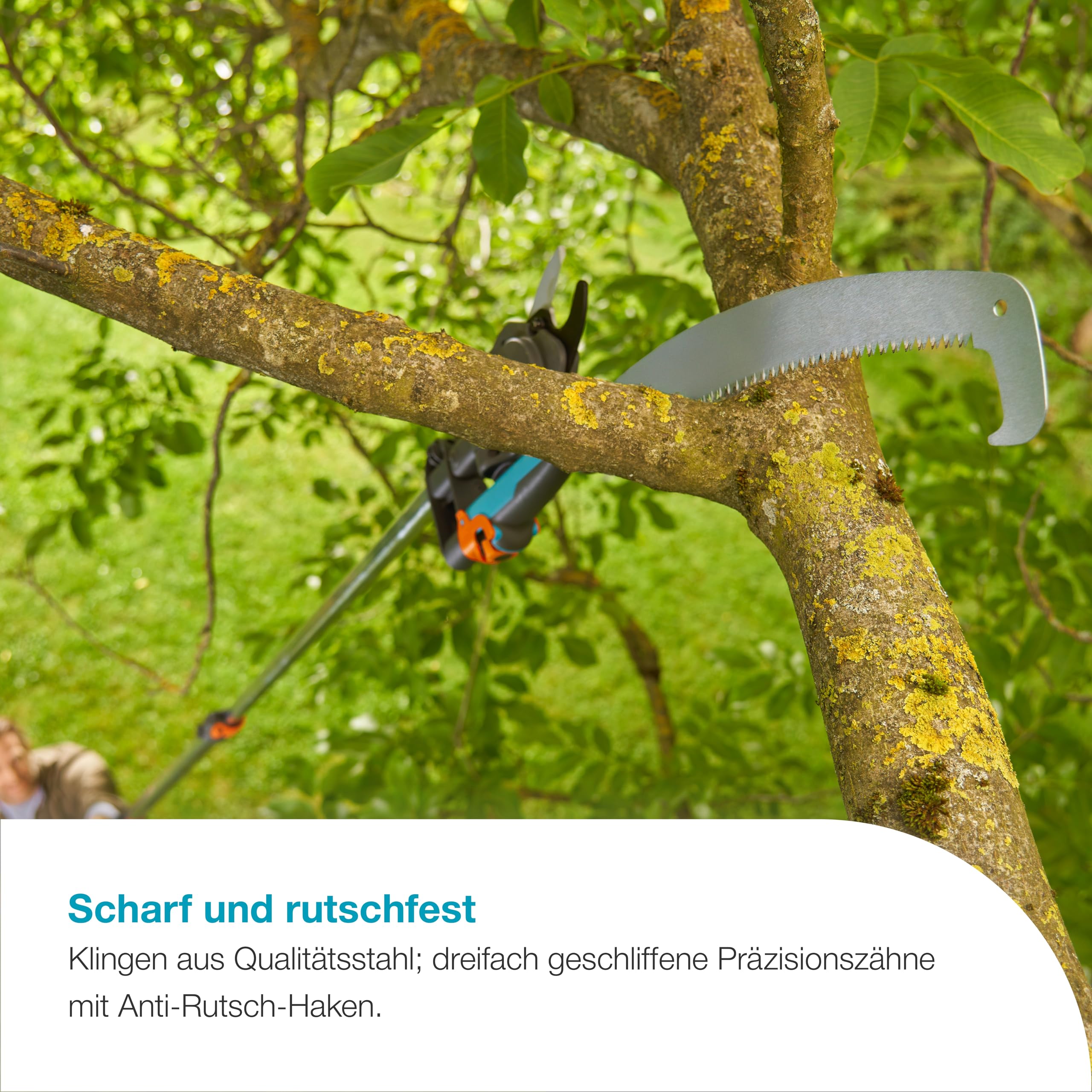 Gardena StarCut Säge und Adapter für StarCut Pro L, Baum- und Strauchschneider