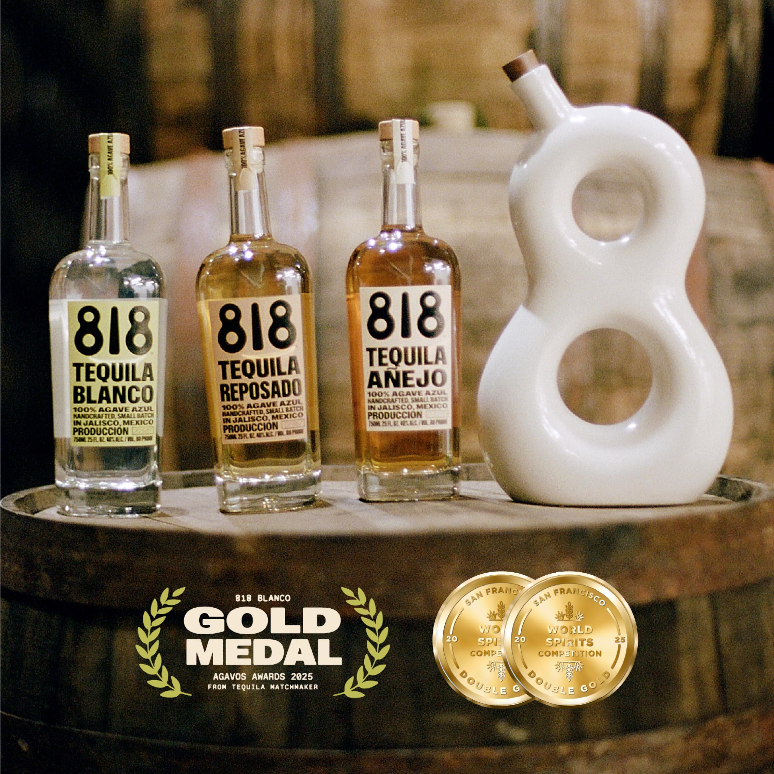 818 Tequila Añejo – 700ml Bottle | 40% ABV | Premium Mexican Añejo
