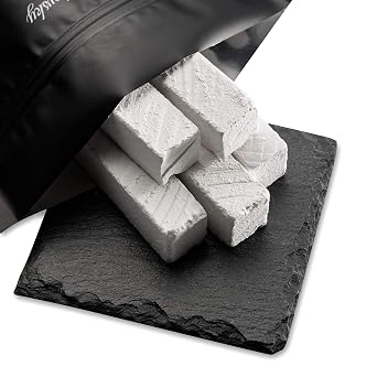 Premium Edible Chalk - Natural Chalk for Eating - Crunchy Belgorod Chalk Chunks - Russian Organic Chalk for Bone Strength - Zero Additives, No Impurities - White 7oz (200g)