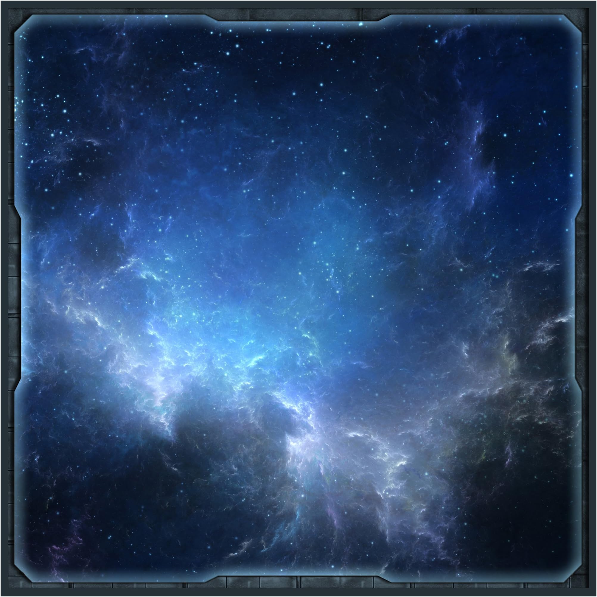 The Blue Tempest - Canvas Battle Mat for Strategy Space Games