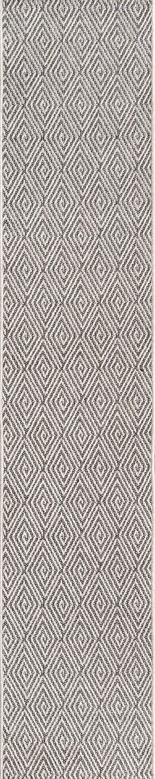 Erin Gates by Momeni Downeast Wells Area, Indoor/Outdoot, Outdoor Rug, 2' X 10', Charcoal