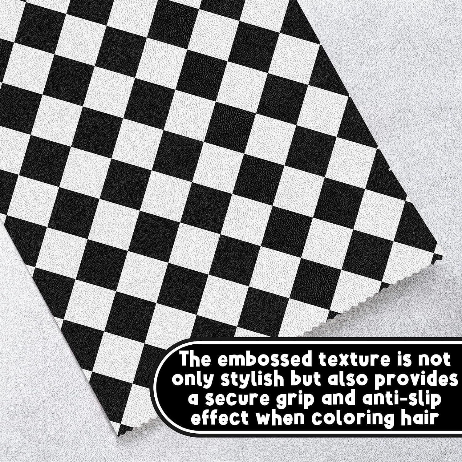 AmazingSpark Diamond Plaid Hair Foils for Highlighting, 500 Sheets