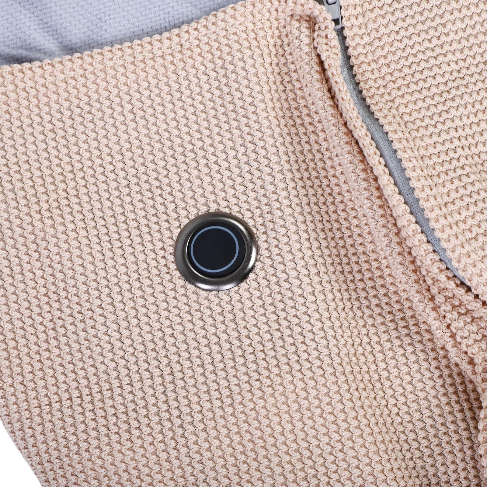 Aramox Coperta Riscaldata, Morbido Cotone e Pile Waffle, Riscaldamento Rapido in 15 Secondi con 3 Impostazioni di Temperatura per un Uso Accogliente in Casa e in Ufficio