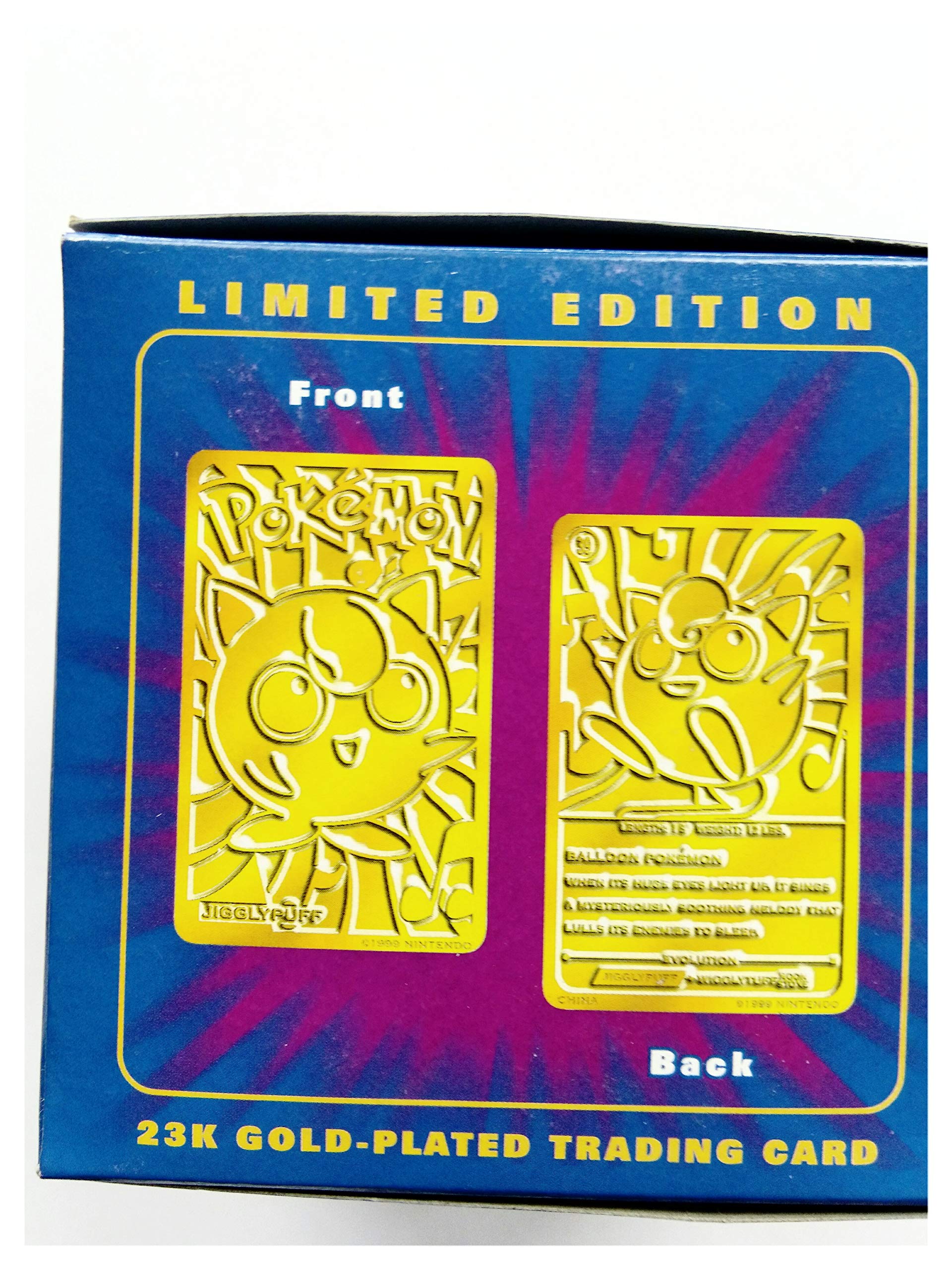 Amazon.com: Gotta Catch Em All Jigglypuff Egg with 23kGold Plated Card :  Everything Else