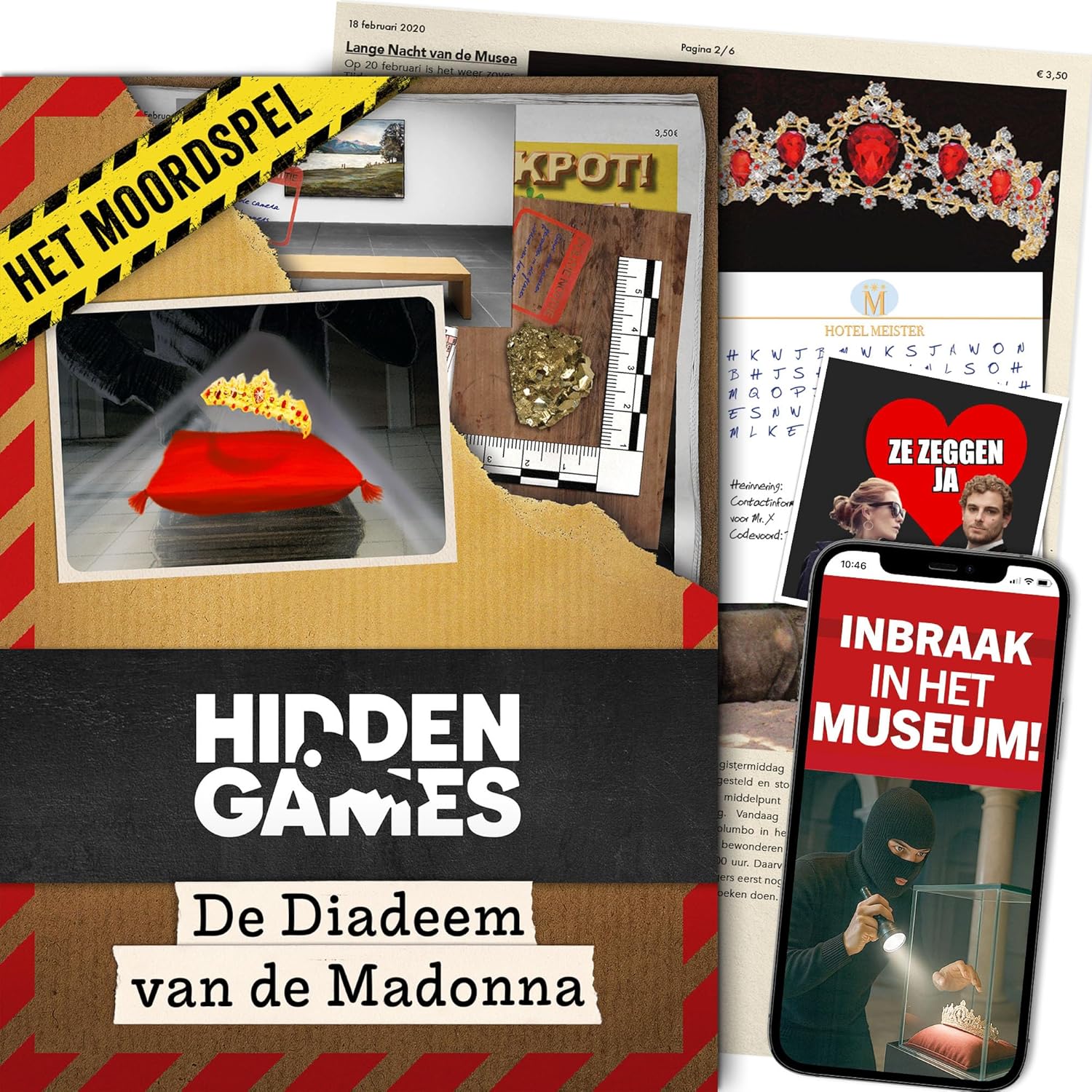 Hidden Games Crime Scene – The diadem of Madonna – Dutch – Realistic and inte…