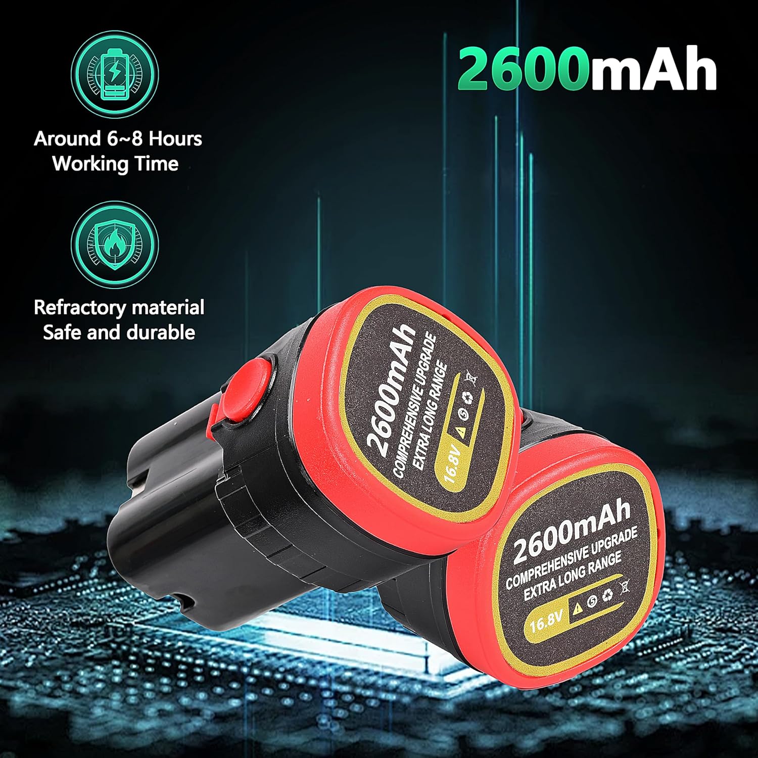 Cordless Electric Pruning Shears with LCD Display, 16.8V Brushless Motor, 1.2" Adjustable Cutting Diameter, 2×2600mAh Rechargeable Batteries, SK5 Rust-Resistant Blade, Garden Tree Branch Cutter