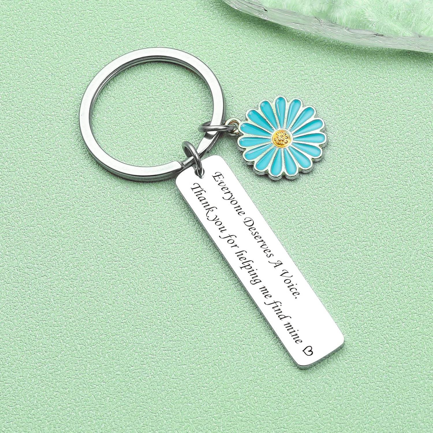 Speech Teacher Keyring Speech Coach Jewelry Speech Therapy Thank You Keychain - Image 7