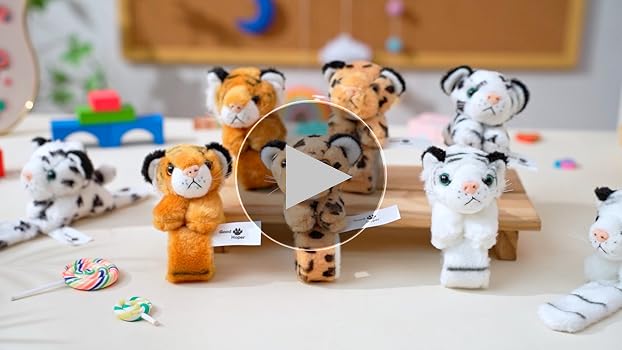 Amazon.com: Lenwen 8 Pcs Rabbit Stuffed Animals Slap Bracelets for