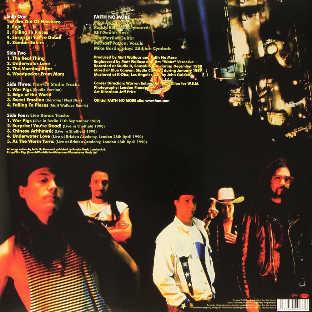 Faith No More The Real Thing レコード LP Amazon.co.jp: Real Thing: ミュージック