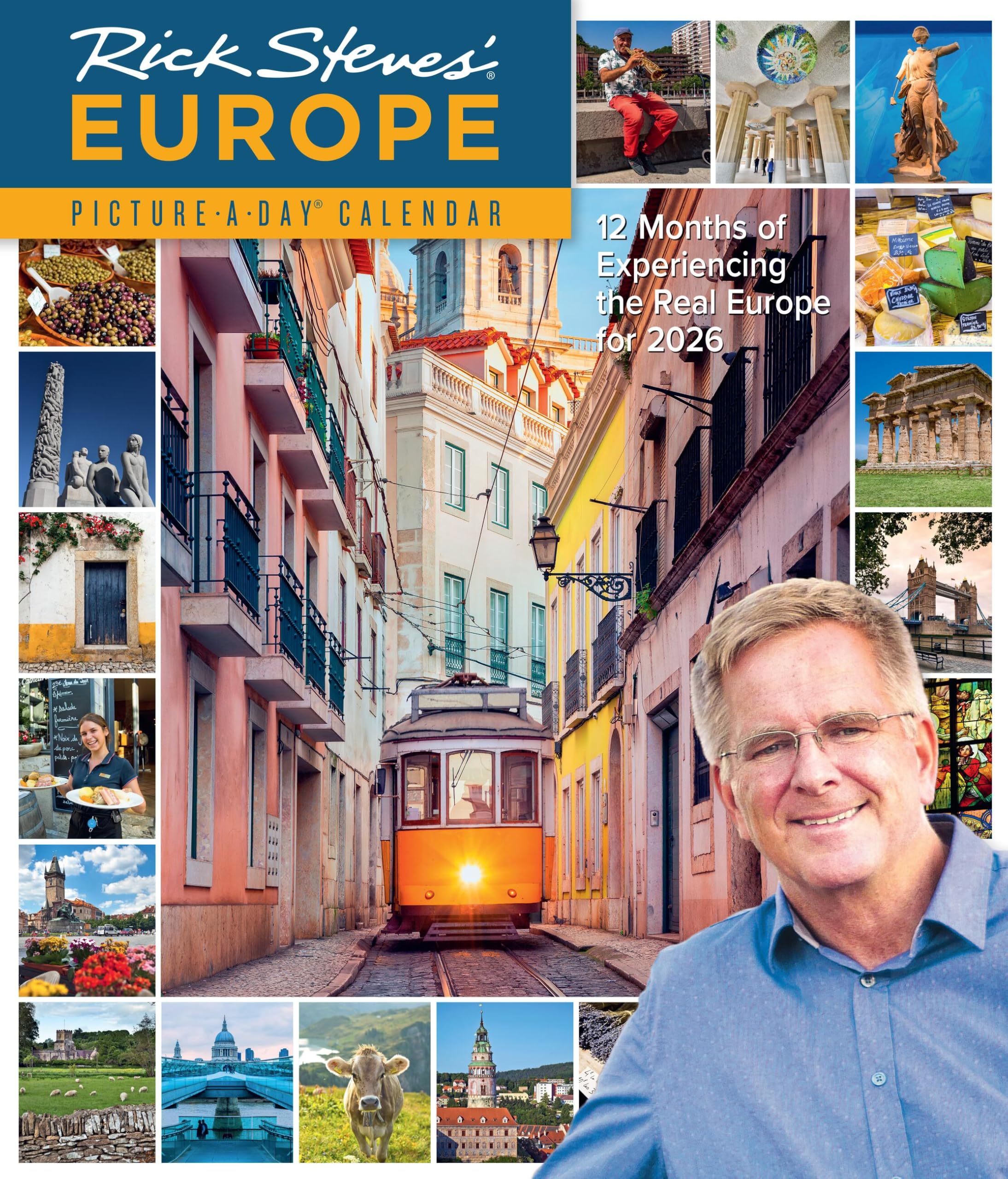 Rick Steves' Europe Picture-A-Day® Wall Calendar 2026: 12 Months