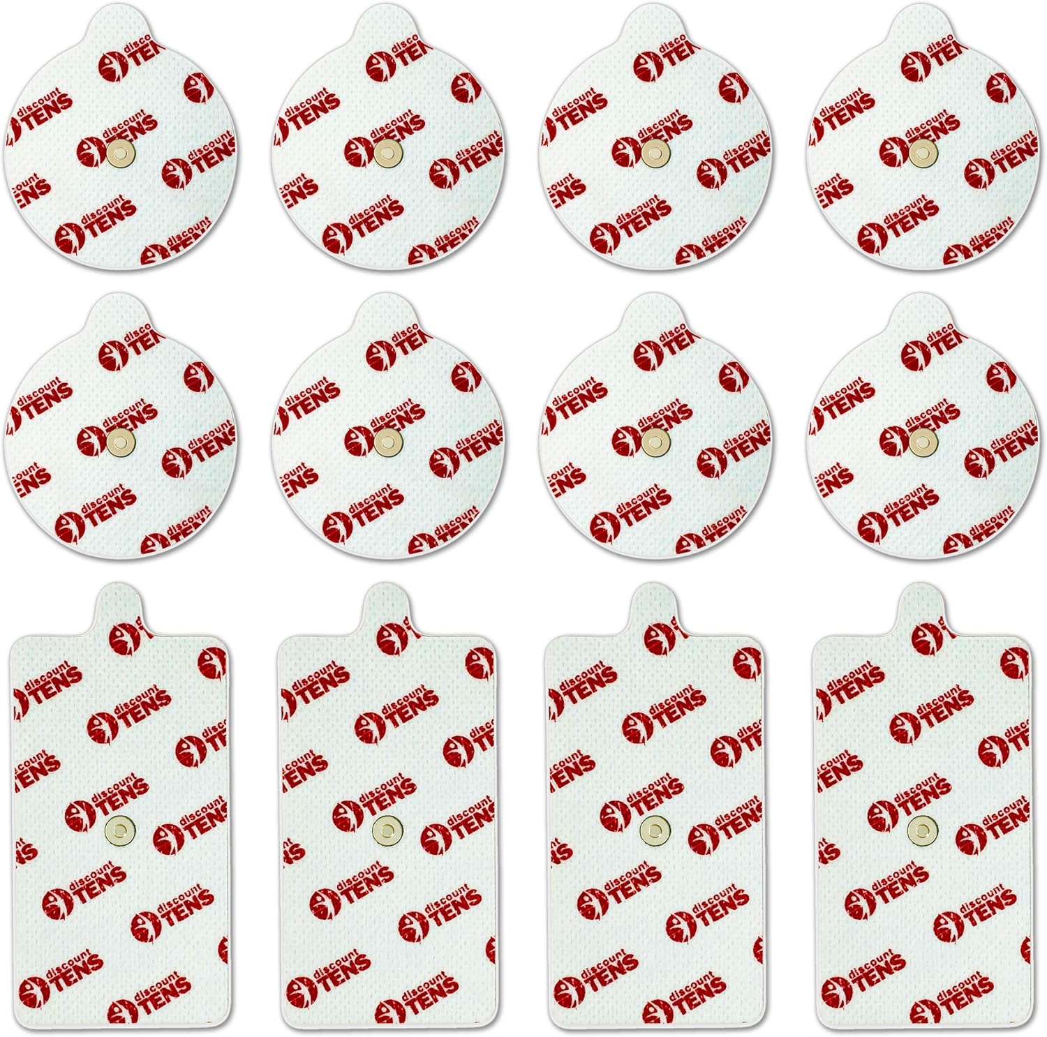 Discount TENS - PowerDot 2.0 Compatible Electrodes with Magnetic Connector. 12 Premium PowerDot 2.0 Compatible Replacement Pads (Version 2 - Magnetic)