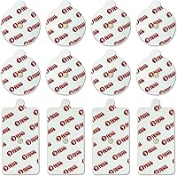 Vista 1 de Discount TENS - PowerDot 2.0 Compatible Electrodes – 12 Premium Magnetic Connector Electrodes, Self-Adhesive Muscle Stimulation Pads for Recovery