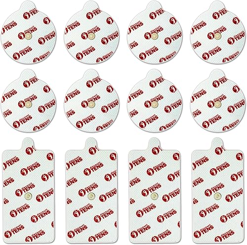 Electrodos compatibles con PowerDot 2.0 con conector magnético. 12 almohadillas de repuesto compatibles con PowerDot 2.0 de primera calidad (versión