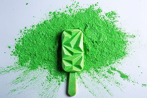 Miniatura 3 de Blacksherbet Purpurina comestible verde para bebidas de 0.18oz  Certificado KOSHER  Purpurina y polvo para pasteles, fresas, magdalenas, chocolate y