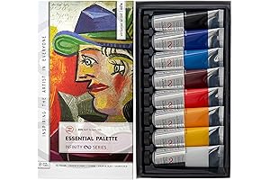 Professional Oil Paints Set: Premium Pigmented, Non-Toxic Paints for Artists