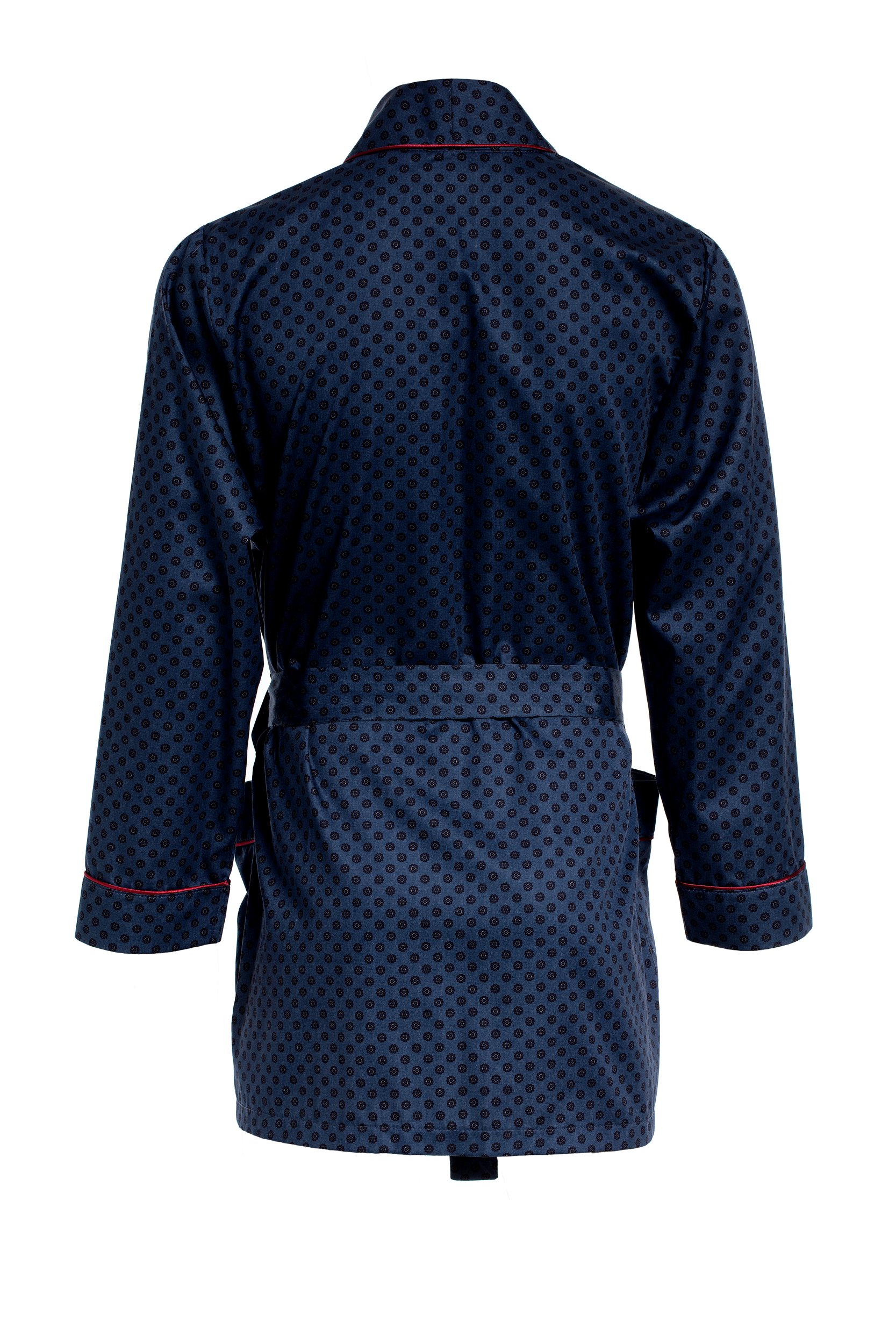 Herren Morgenmantel – kurz – Bademantel Revise RE-509 - Elegant - 100% Baumwolle