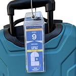 Cruise On Royal Caribbean Cruise Porte-étiquettes à bagages (4 Boîte) – S'adapte aux navires Royal Caribbean, Voyage durable ID Supports pour 2026-2027 Croisières, étanches claires Cruise Essentiels