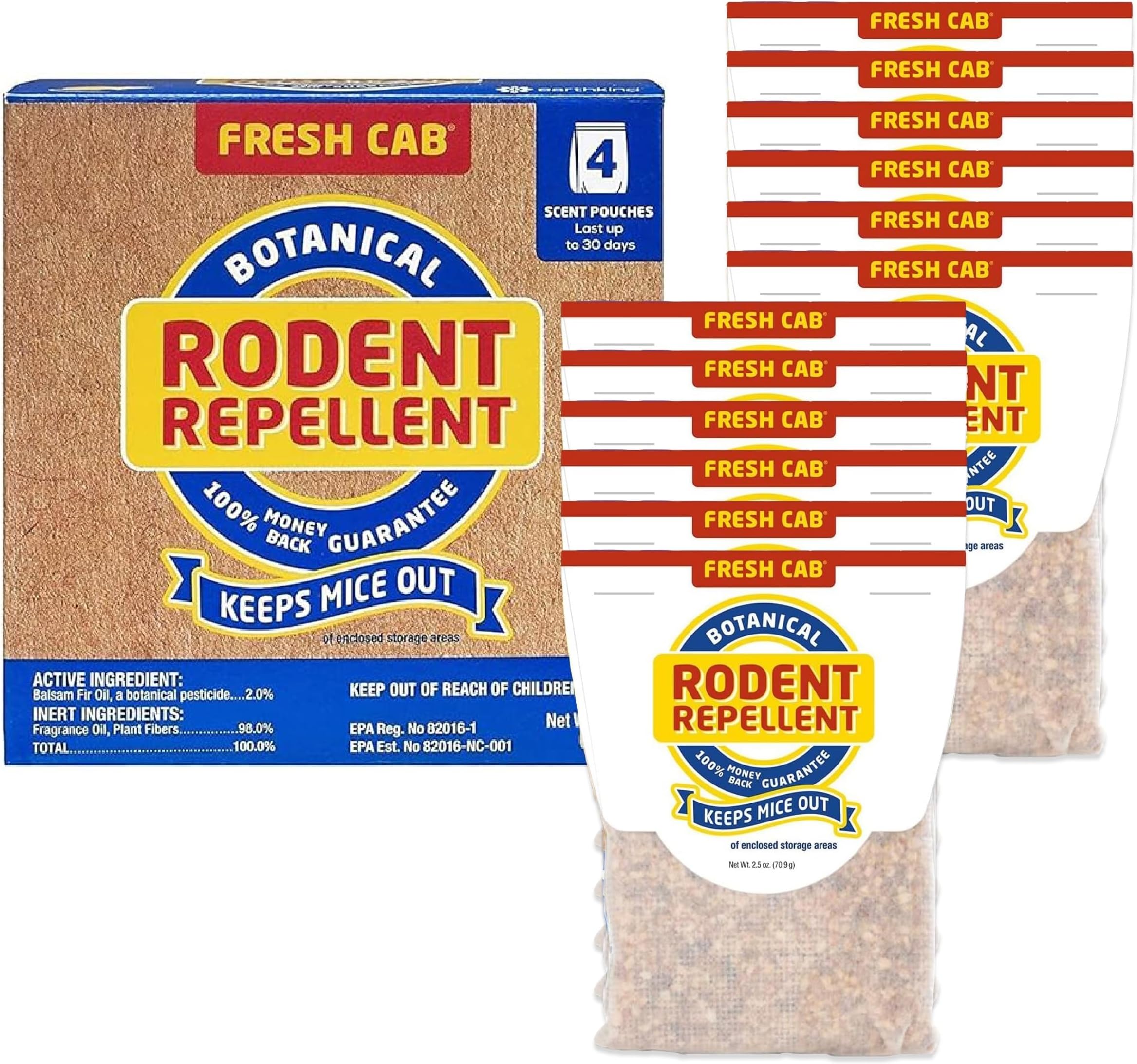 Fresh Cab Botanical Rodent Repellent Environmentally