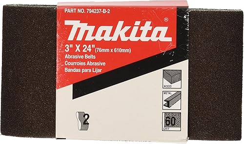 Makita 794237-b-2# 60 lija cinturón, 7,62 cm por 60 cm, 2 unidades)