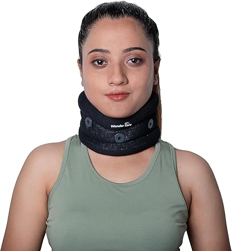 Miniatura 1 de Wonder Care Soporte cervical para dormir, cuello cervical ajustable, alivio de la presión de la columna cervical, ideal para viajes, trabajadores de