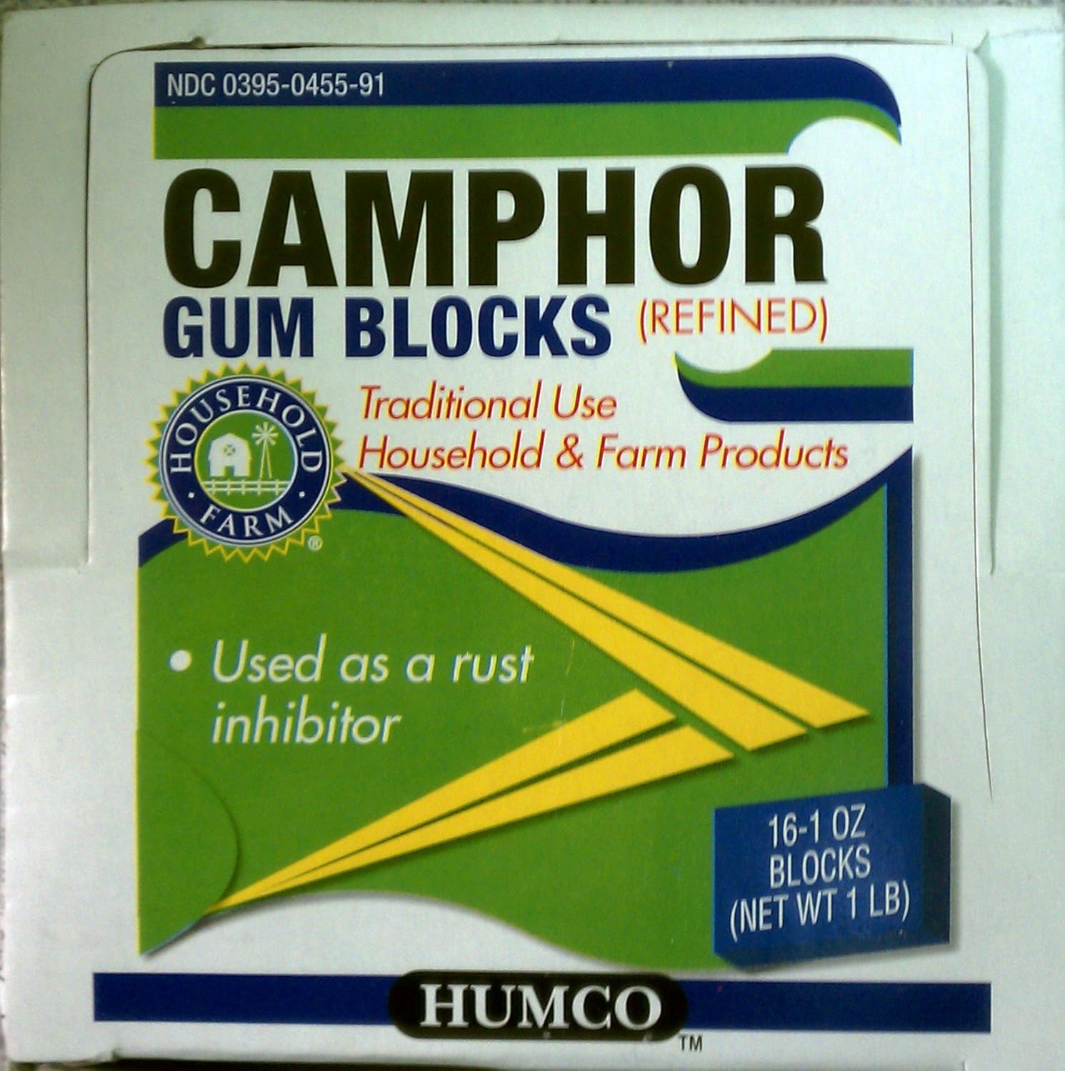CAMPHOR BLOCKS CTN/16 1OZ HUMCO HOLDING GROUP INC.L8 Beauty & Personal Care