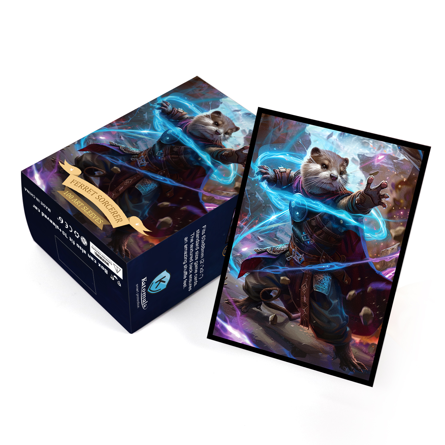 Amazon.com: Katomula 100 PCS MTG Card Sleeves with 100 PCS Perfect Fit Sleeves, Art Matte Card Sleeves with Inner Sleeves