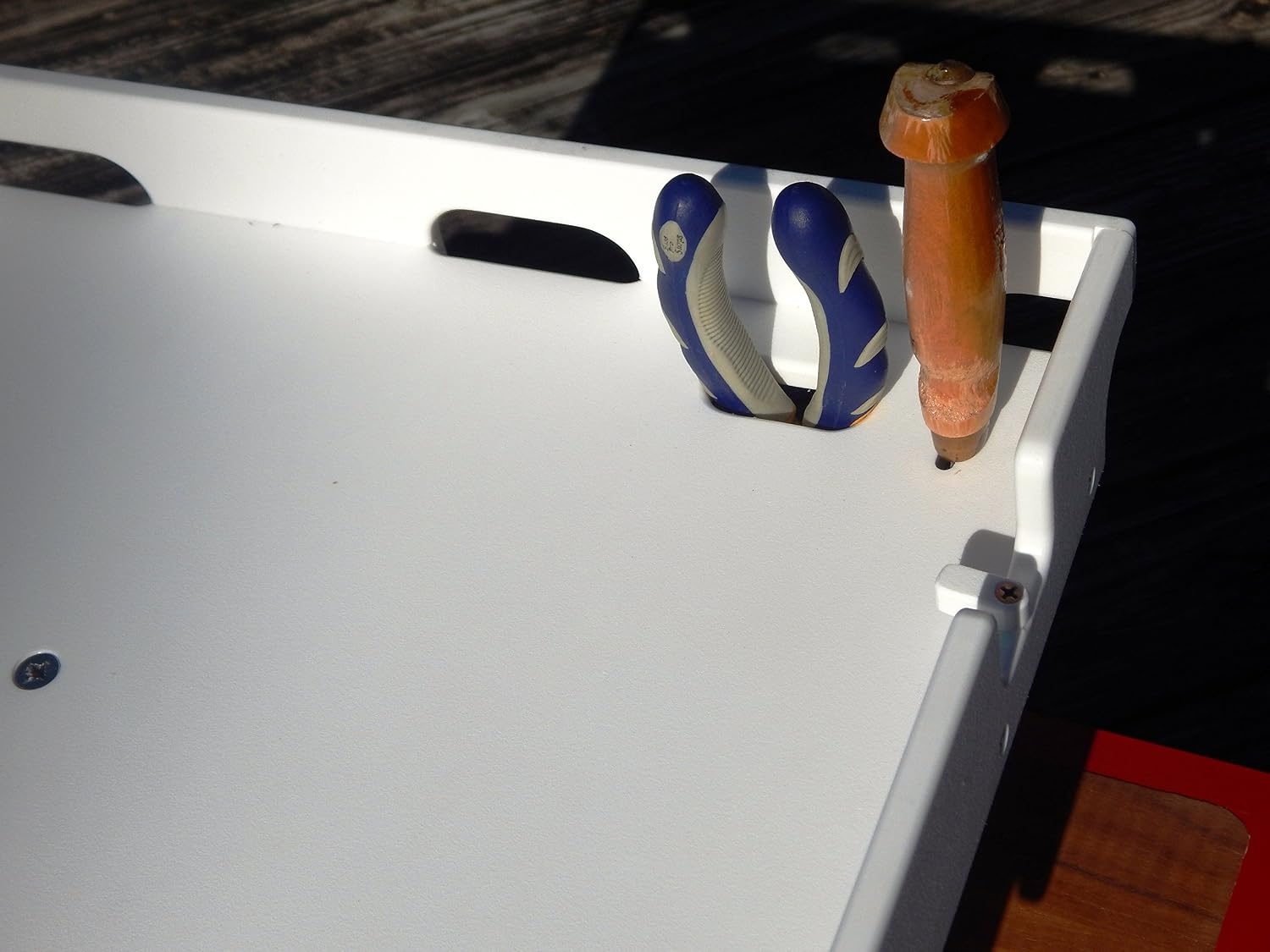 Docktail Fillet & Bait Table w/ Magma Levelock - All Angle Adjustable Rod Holder Mount for Center Console, Pontoon, Sportfishing, Cruisers, Tenders, Motor Yachts & Sailboats - Perfect Boat Accessories