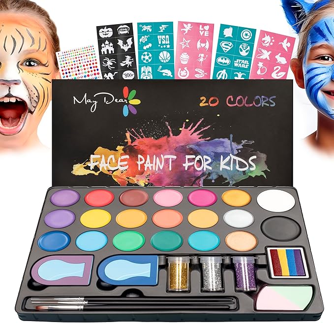Maydear Face Painting Kit for Kids