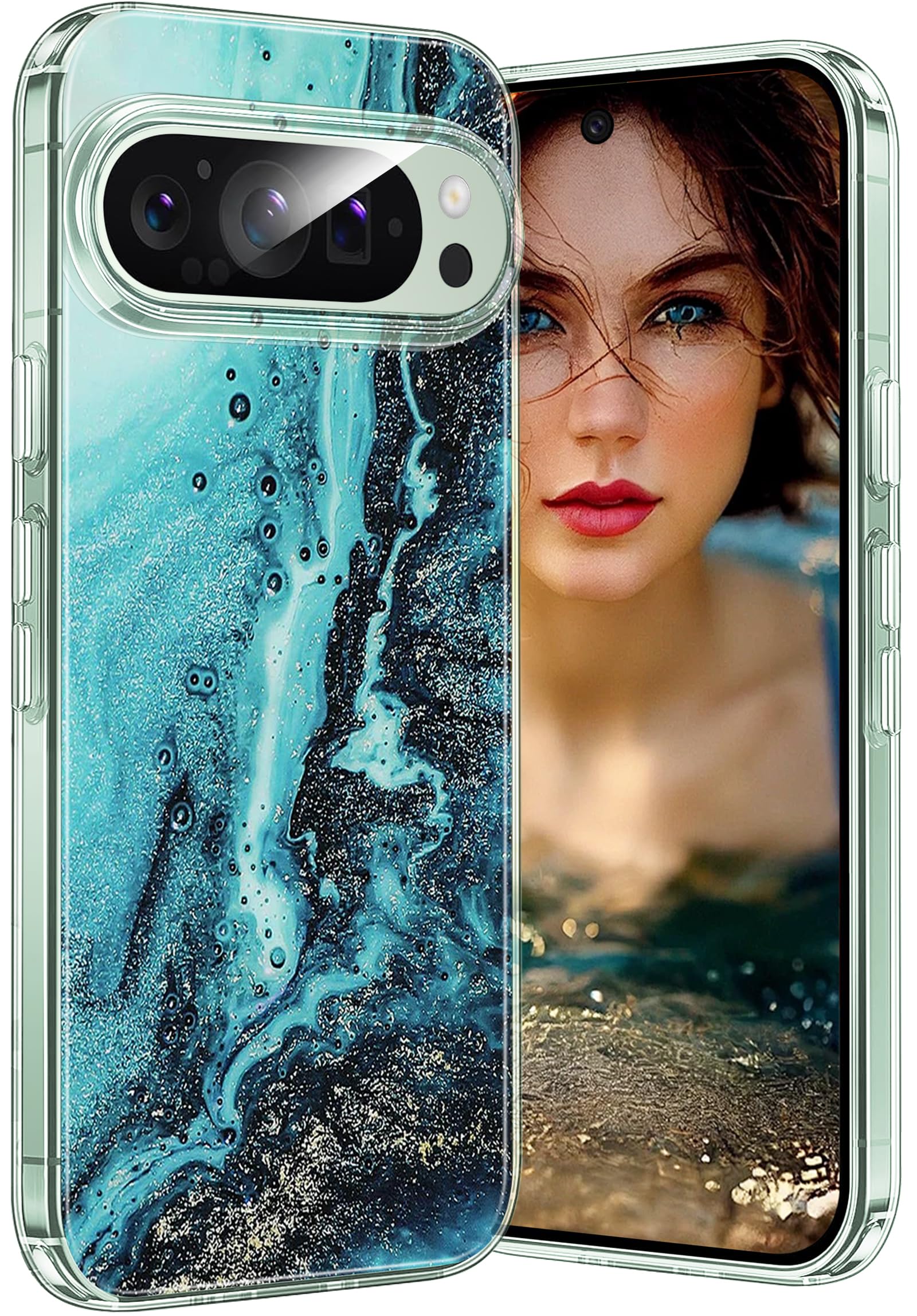 Coque Google Pixel 9 Pro XL marbre finition premium silicone robuste - 8