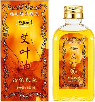Elitzia Mugwort Massage Body Oil 150ml Spa Scraping Cupping Moxibustion
