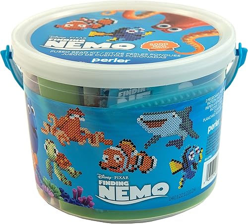 Miniatura 9 de Perler Disney - Kit de actividades de manualidades con cuentas fundidas de El Rey León, incluye 9 patrones, los tamaños del proyecto terminado